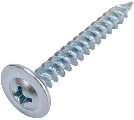 Саморезы полусфера-прессшайба 4,2х32,цинк,острый(200шт),евроведро